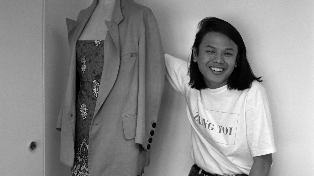 Designer Zang Toi in New York in 1990.