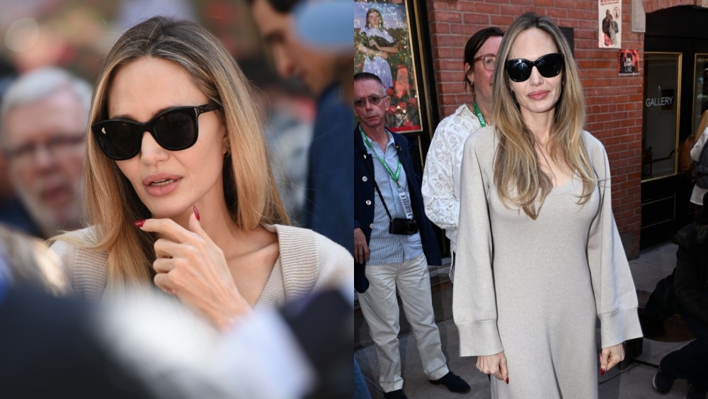 Angelina Jolie attends the Telluride Film Festival on Aug. 31 in Telluride, Colorado, Brunello Cucinelli, quiet luxury