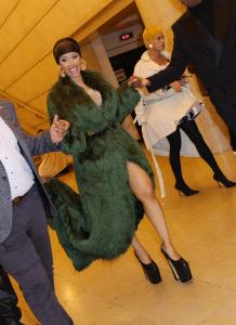 Cardi B at Balmain RTW Spring 2025 as part of Paris Ready to Wear Fashion Week held at Palais de Chaillot on September 25, 2024 in Paris, France.