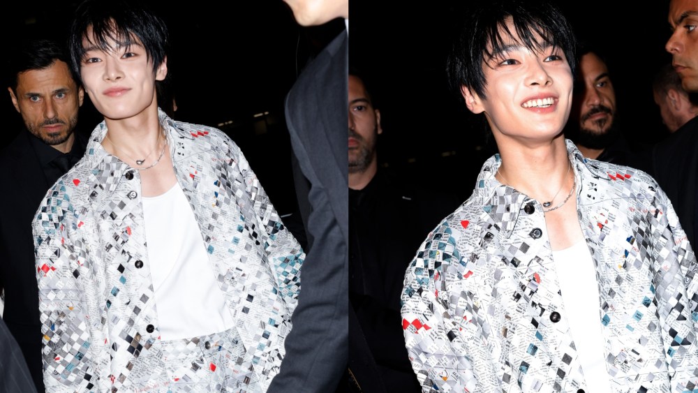 I.N attends the Bottega Veneta Summer 25 fashion show during the Milan Fashion Week Spring / Summer 2025 on September 21 in Milan.