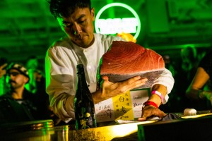 The scene at Boiler Room x Pizza Slime @ The SUPERMRKT