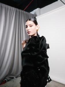 Backstage at Carolina Herrera Spring 2025 Ready-to-Wear
