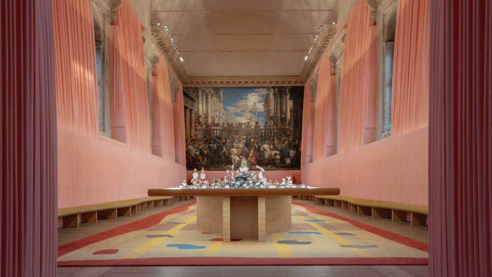 The Celebration hall at the Homo Faber exhibition in Venice.
