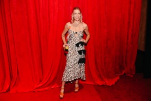 Busy Philipps at Susan Alexandra X Rachel Antonoff Dog Show RTW Spring 2025 as part of New York Ready to Wear Fashion Week held at the Starrett-Lehigh Building on September 6, 2024 in New York, New York.