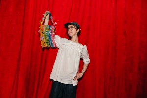 Ella Emhoff at Susan Alexandra X Rachel Antonoff Dog Show RTW Spring 2025 as part of New York Ready to Wear Fashion Week held at the Starrett-Lehigh Building on September 6, 2024 in New York, New York.
