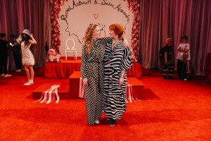 Sophie Von Haselberg at Susan Alexandra X Rachel Antonoff Dog Show RTW Spring 2025 as part of New York Ready to Wear Fashion Week held at the Starrett-Lehigh Building on September 6, 2024 in New York, New York.