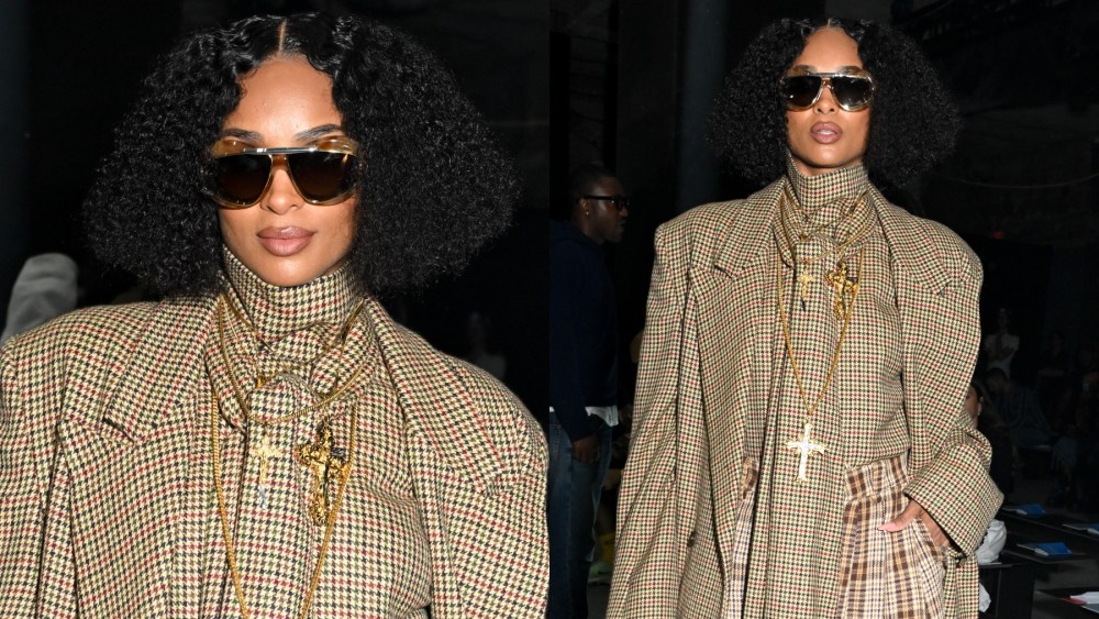 Ciara at Willy Chavarria's spring 2025 show as part of New York Fashion Week on Sept. 6.