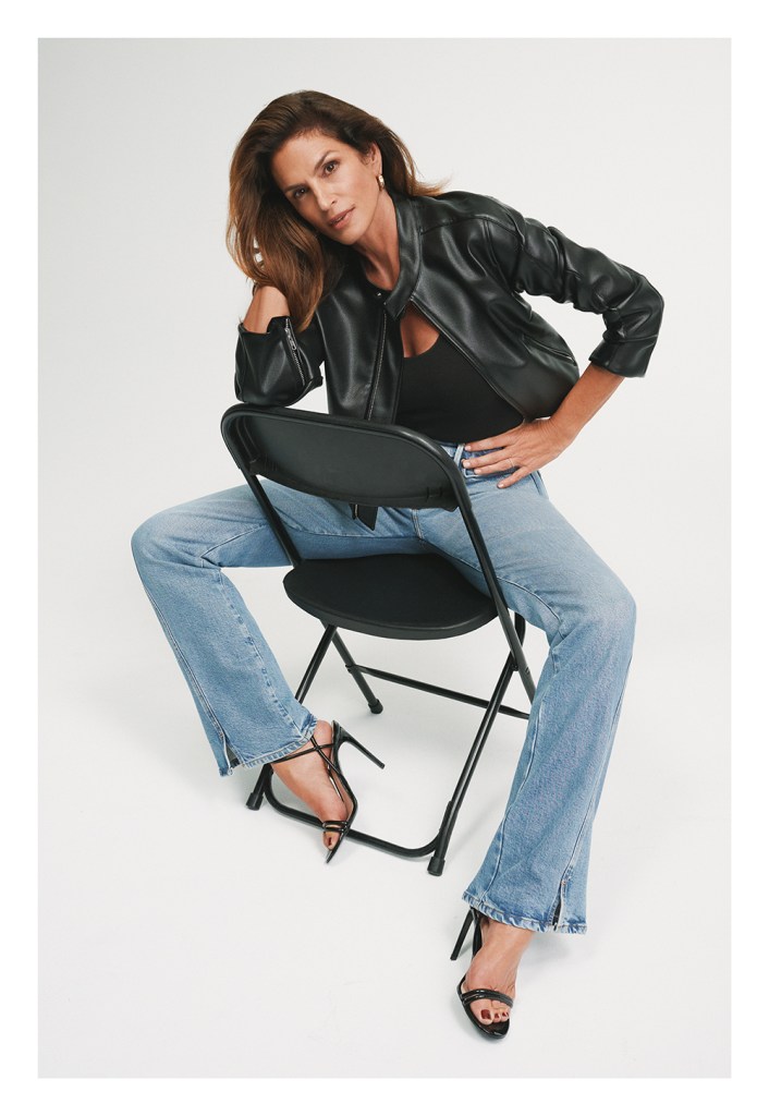 Cindy Crawford for Good American, denim, campaign, photography