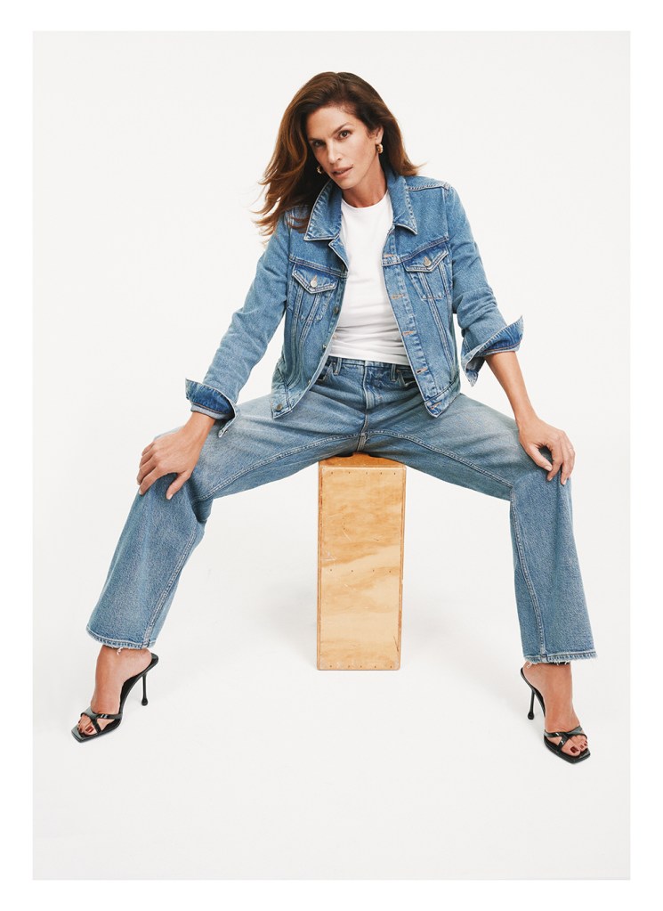 Cindy Crawford for Good American, denim, campaign, photography