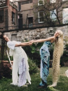 Backstage at Collina Strada Spring 2025 Ready-to-Wear