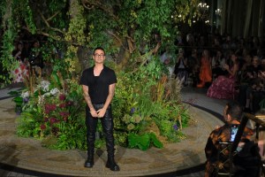 Christian Siriano on the runway at Christian Siriano RTW Spring 2025 as part of New York Ready to Wear Fashion Week held at the Pierre Hotel on September 6, 2024 in New York, New York.