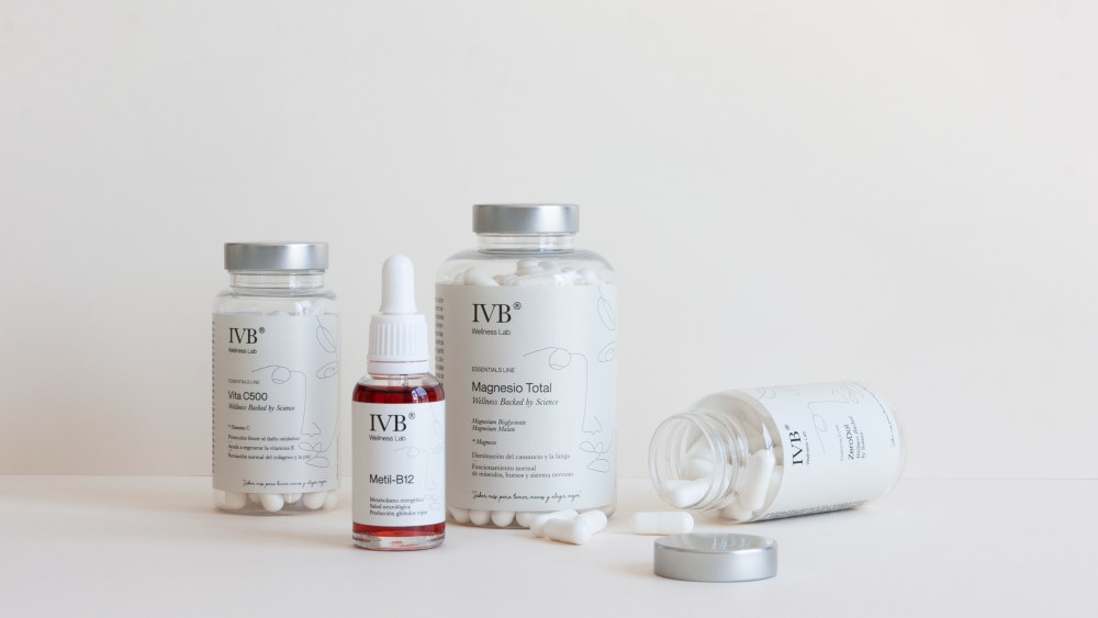 Products from IVB Wellness Lab's Essential Line
