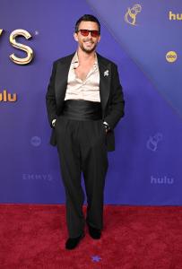 Jonathan Bailey at the 76th Primetime Emmy Awards held at Peacock Theater on September 15, 2024 in Los Angeles, California.