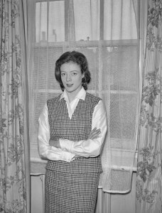 Maggie Smith, starring in the play'What Every Woman Knows' at the Old Vic Theatre on April 14th, 1960.