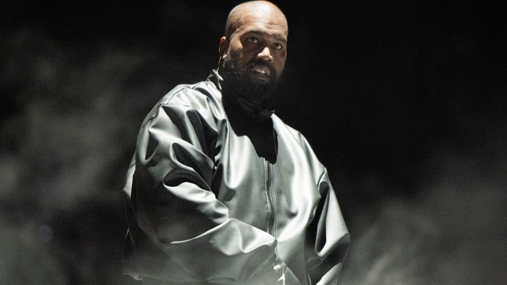 Ye, formerly known as Kanye West, performs onstage during the "Vultures 1" playback concert during Rolling Loud 2024 at Hollywood Park Grounds on March 14, 2024 in Inglewood, California.