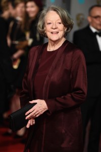 Maggie Smith attends the EE British Academy Film Awards at the Royal Opera House on February 14, 2016 in London, England.
