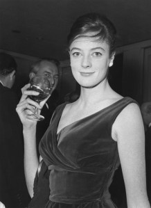 Maggie Smith at the Evening Standard Theatre Awards, London, 25th January 1962.