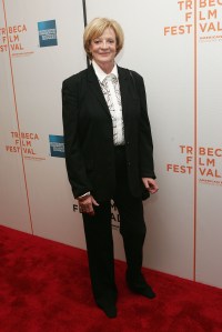 Maggie Smith arrives at the screening of "Ladies In Lavender" at the Tribeca Film Festival April 23, 2005 in New York City.