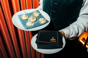 Atmosphere at the Gigi Hadid & Caviar Kaspia Dinner held at Caviar Kaspia during New York Ready to Wear Fashion Week on September 5, 2024 in New York, New York.