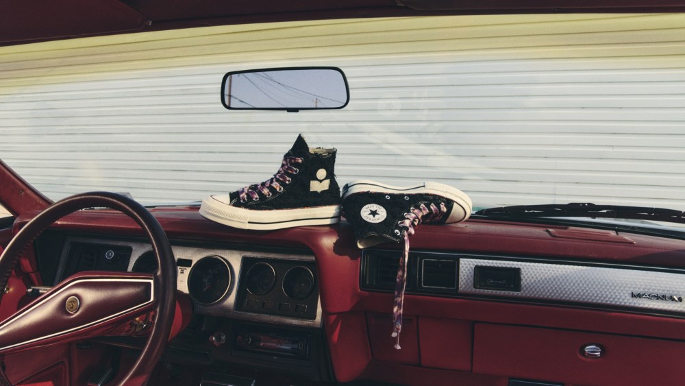 Converse x Isabel Marant shoes.