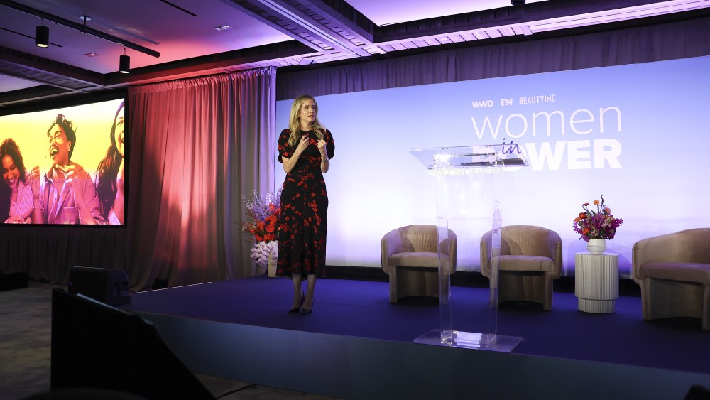 Katie Welch at WWD x FN x Beauty Inc Women in Power