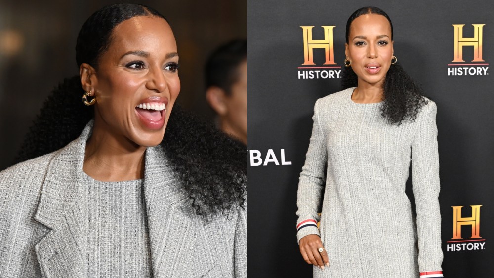Kerry Washington at a History Talks on Sept. 21 in Los Angeles, thom browne suit