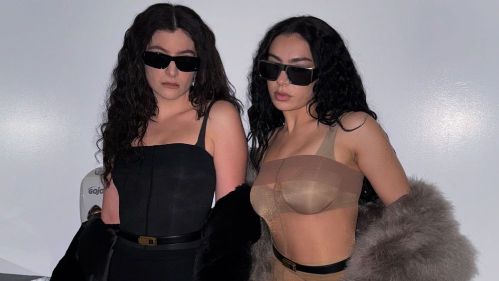Charli XCX and Lorde wore the opening and closing looks from Yves Saint Laurent's fall 2024 show.