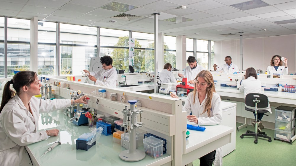 A laboratory at Abolis Biotechnologies.