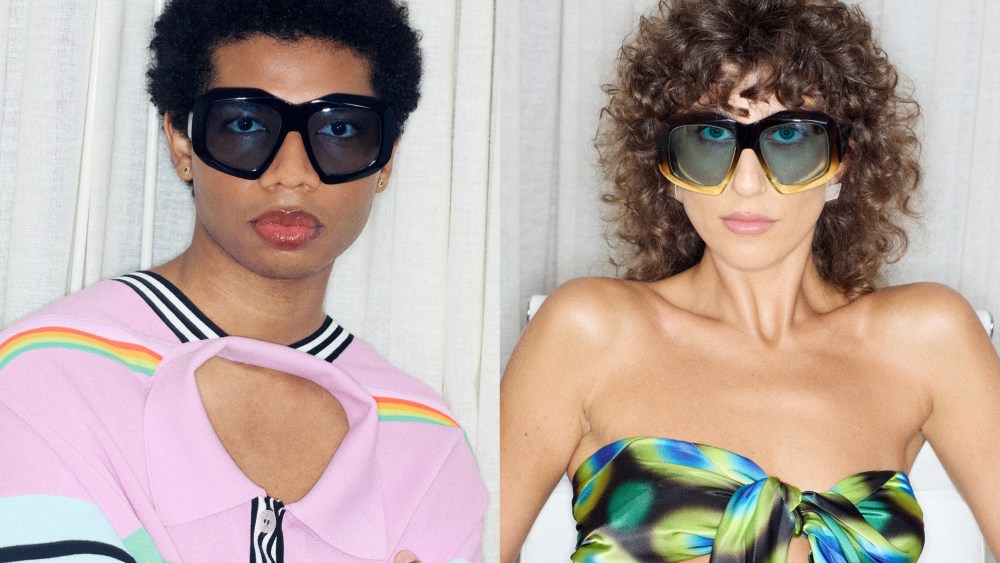 Christopher John Rogers x Andy Wolf eyewear.