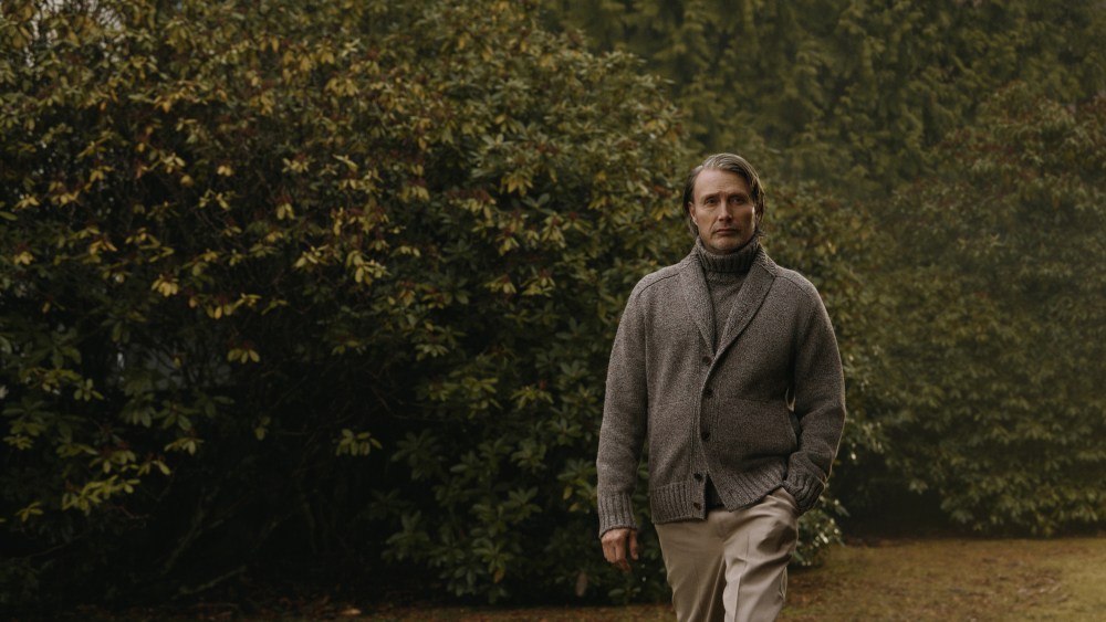 Mads Mikkelsen fronts the Zegna fall 2024 ad campaign.