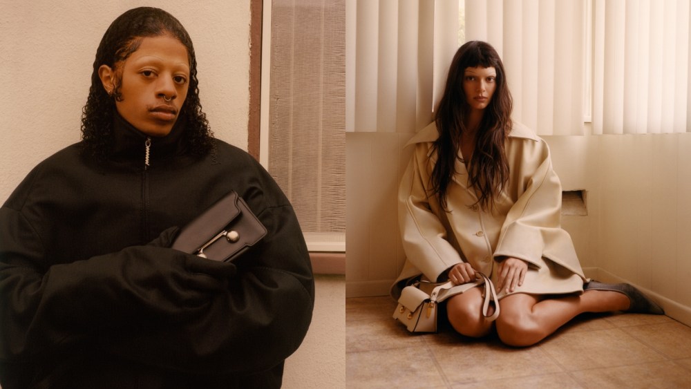Kendall Jenner and Teezo Touchdown for Marni fall 2024, outerwear, knitwear, campaign, photography