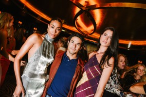 Olivia Joan, Joseph Altuzarra and Isabel Ensinger at the Moda Operandi Kick-Off Cocktail party.