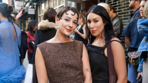 Alyssa Coscarelli and Laura Caruso at the Net-a-Porter NYFW Cocktail Party.