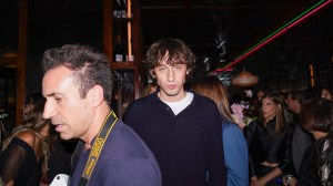 Eric Jess at the Net-a-Porter NYFW Cocktail Party.