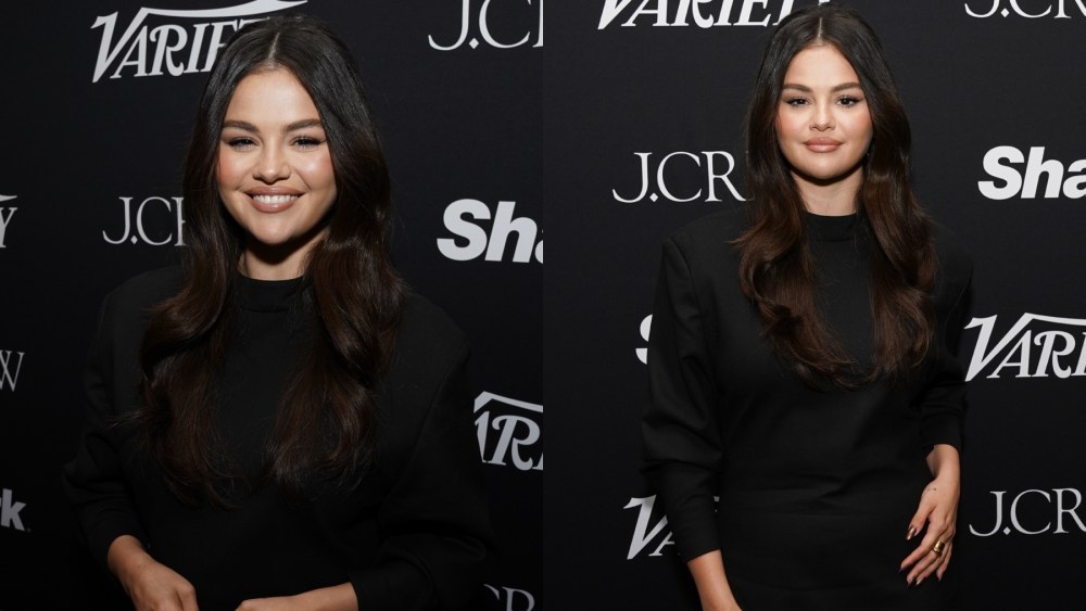 Selena Gomez during the 2024 Toronto International Film Festival on Sept. 8, Anine Bing, little black dress