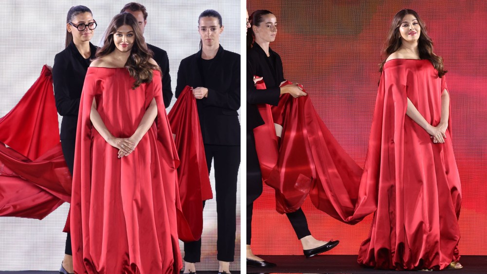 Aishwarya Rai Bachchan walks the runway during "Le Défilé L'Oréal Paris – Walk Your Worth" Womenswear Spring-Summer 2025 show as part of Paris Fashion Week on September 23, 2024 in Paris, France.