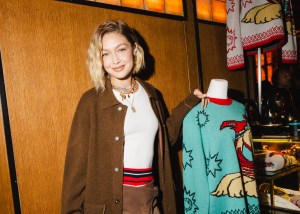Gigi Hadid at the Gigi Hadid & Caviar Kaspia Dinner held at Caviar Kaspia during New York Fashion Week on September 5, 2024 in New York, New York.