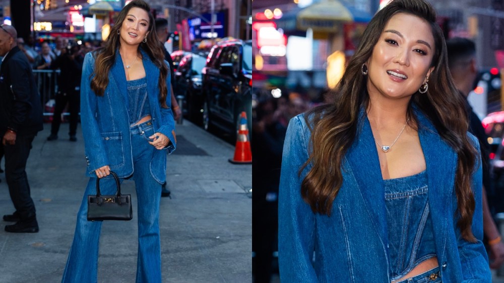 Ashley Park heading to "Good Morning America" in New York.