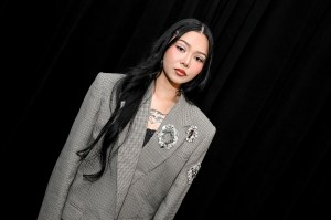 Bella Poarch at the Area Spring 2025 ready-to-wear show.