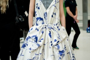 Backstage at Erdem Spring 2025 Ready-to-Wear Collection at London Fashion Week