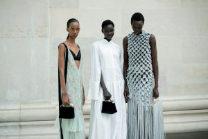 Backstage at Erdem Spring 2025 Ready-to-Wear Collection at London Fashion Week