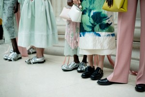 Backstage at Erdem Spring 2025 Ready-to-Wear Collection at London Fashion Week