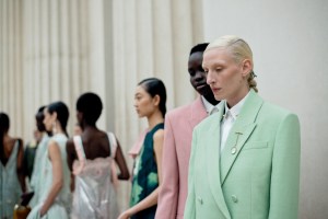 Backstage at Erdem Spring 2025 Ready-to-Wear Collection at London Fashion Week