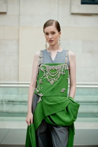 Backstage at Erdem Spring 2025 Ready-to-Wear Collection at London Fashion Week