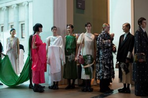 Backstage at Erdem Spring 2025 Ready-to-Wear Collection at London Fashion Week