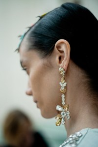 Backstage at Erdem Spring 2025 Ready-to-Wear Collection at London Fashion Week