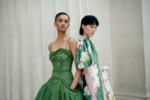 Backstage at Erdem Spring 2025 Ready-to-Wear Collection at London Fashion Week