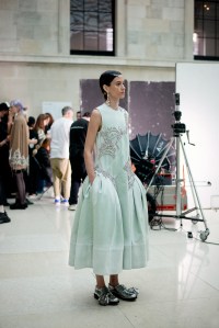 Backstage at Erdem Spring 2025 Ready-to-Wear Collection at London Fashion Week