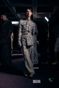 Backstage at Burberry Spring 2025 Ready-To-Wear Collection at London Fashion Week