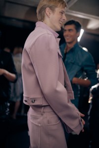 Backstage at Burberry Spring 2025 Ready-To-Wear Collection at London Fashion Week